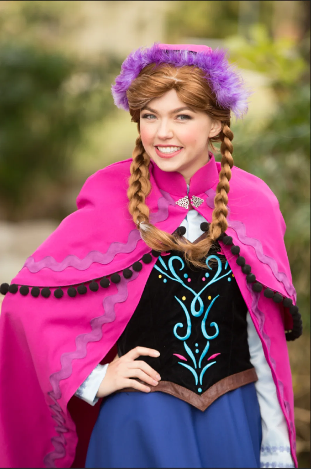 Snow Princess party character in Boise