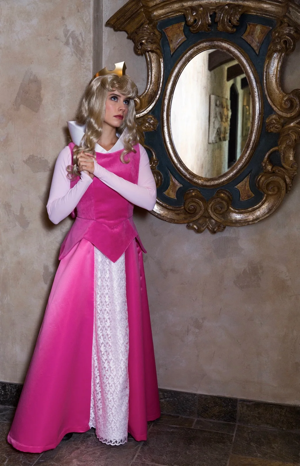 Sleeping Beauty party character in Boise