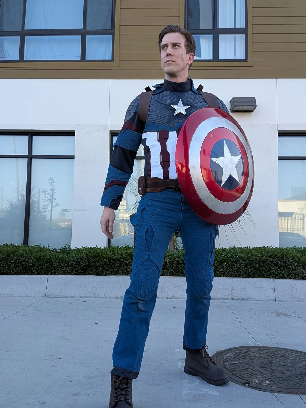 American Hero party character in Boise