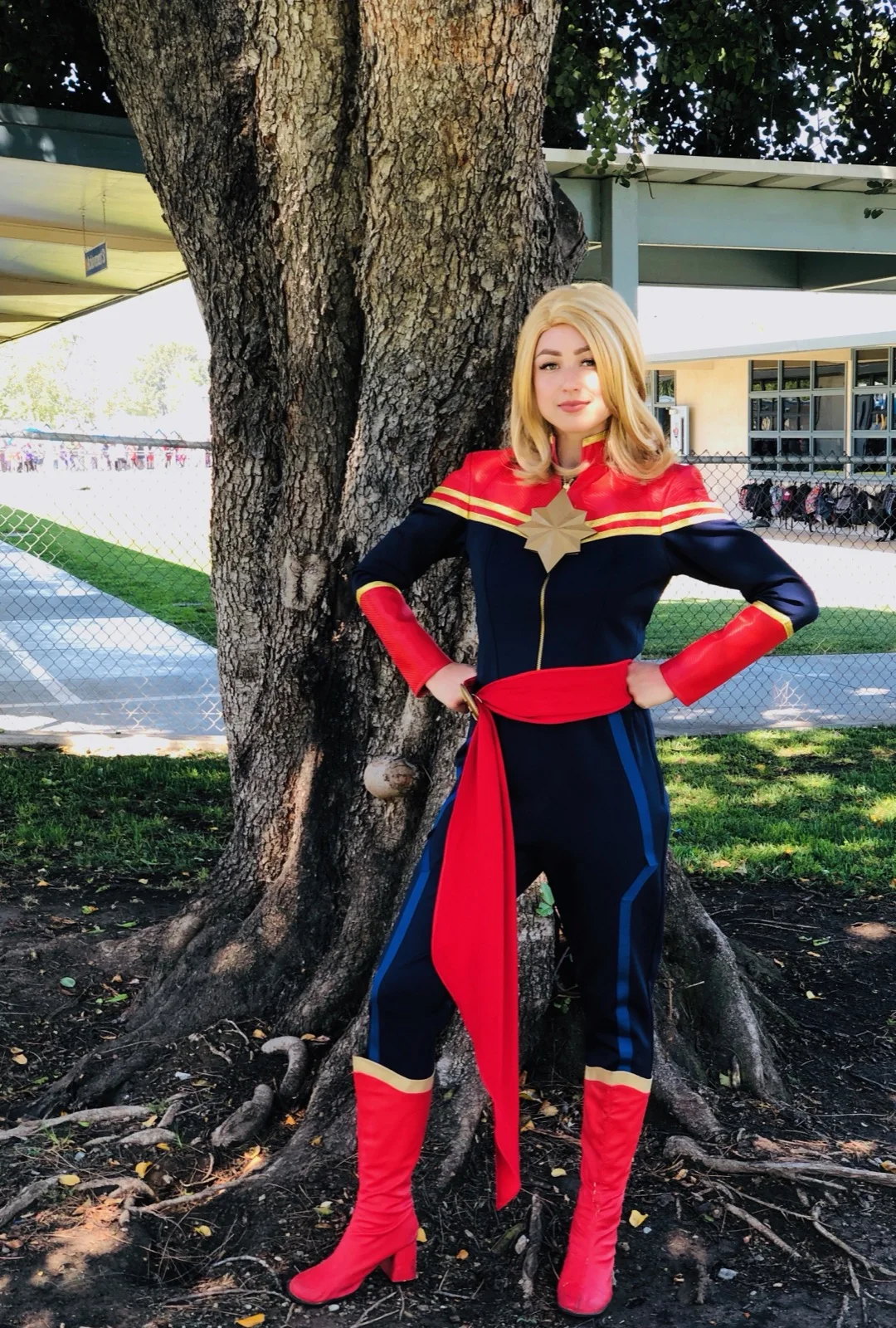 Captain Hero party character in Boise