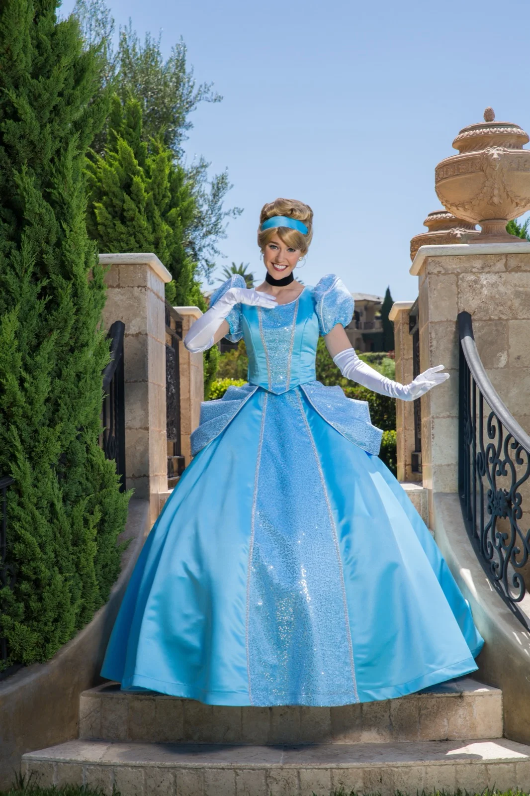 Glass Slipper Princess party character in Boise