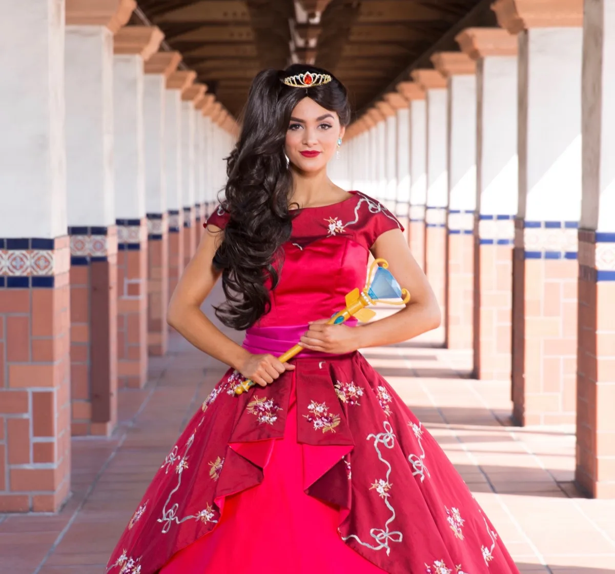 Latina Princess party character photo 1