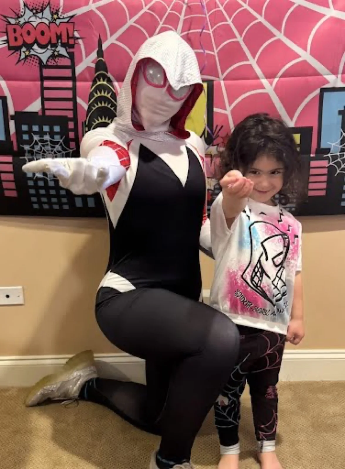 Web Heroine party character in Boise