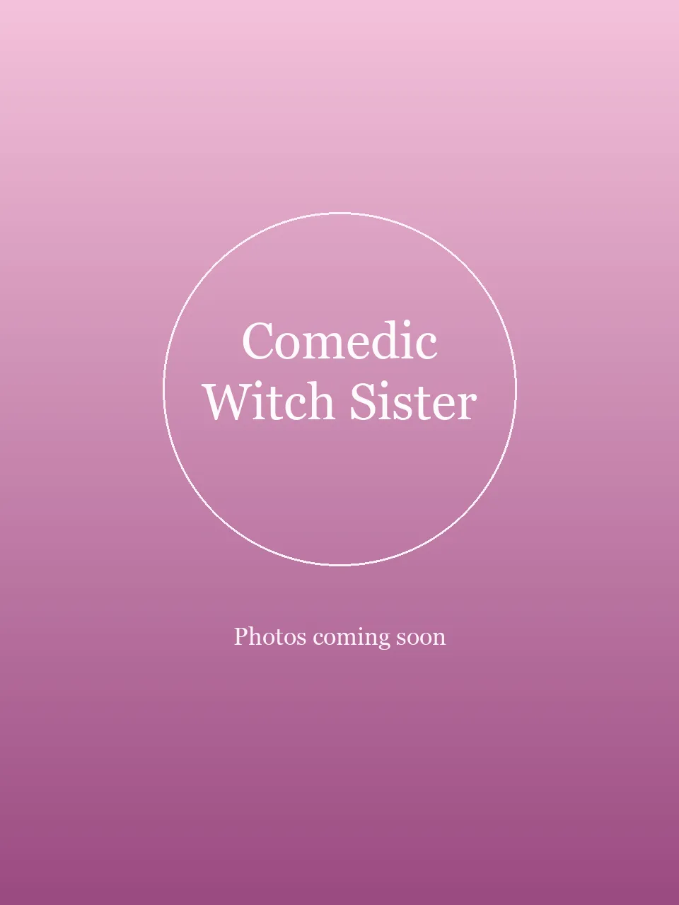 Comedic Witch Sister party character in Boise