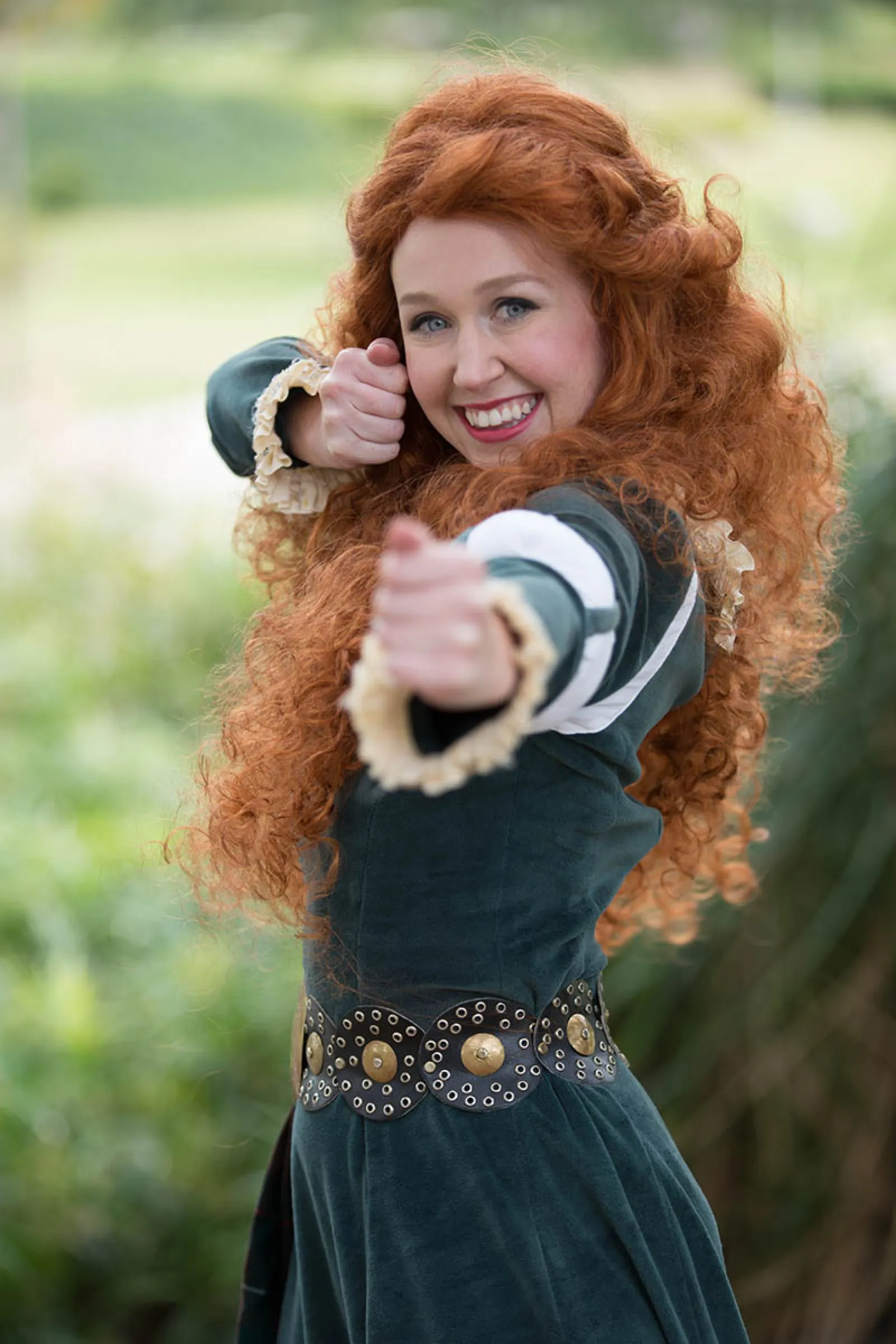 Scottish Princess party character in Boise