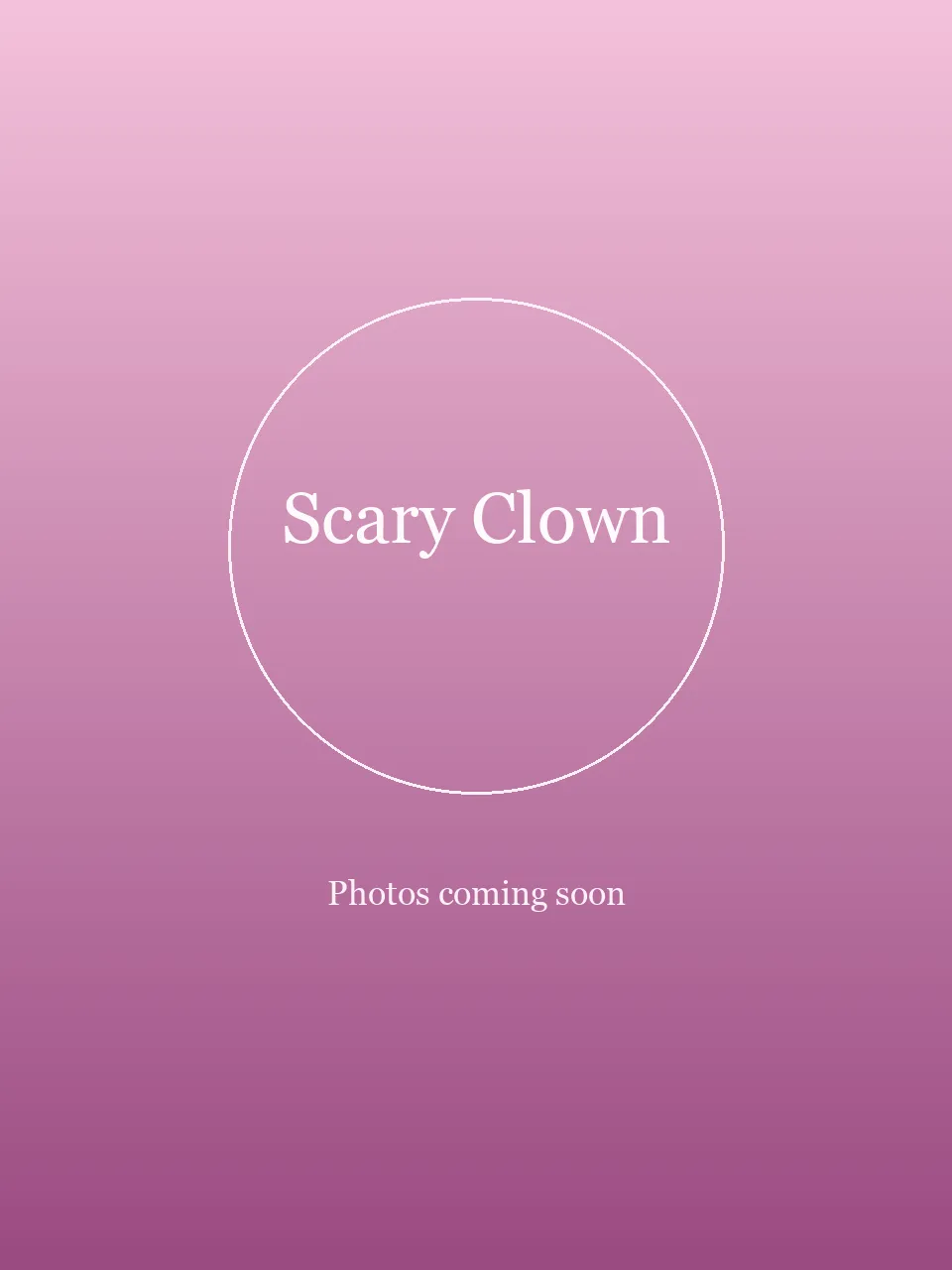 Sinister Circus Clown party character photo 2