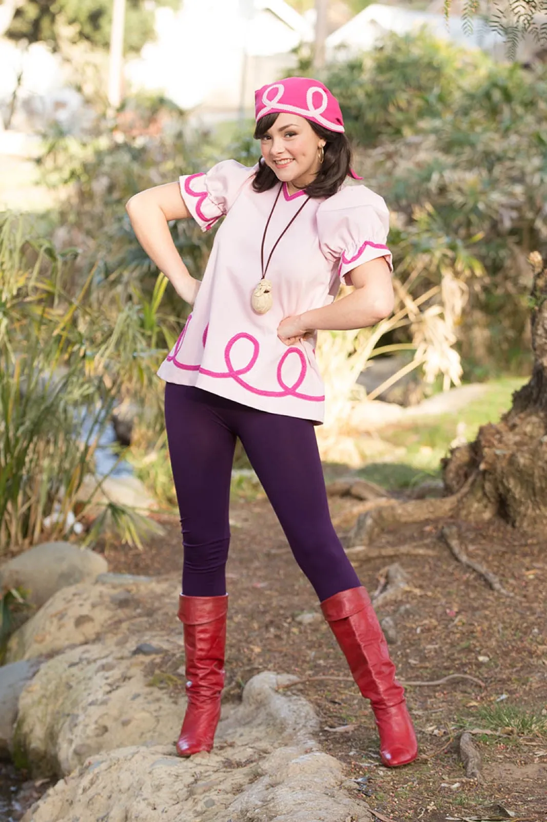 Girl Pirate party character in Boise
