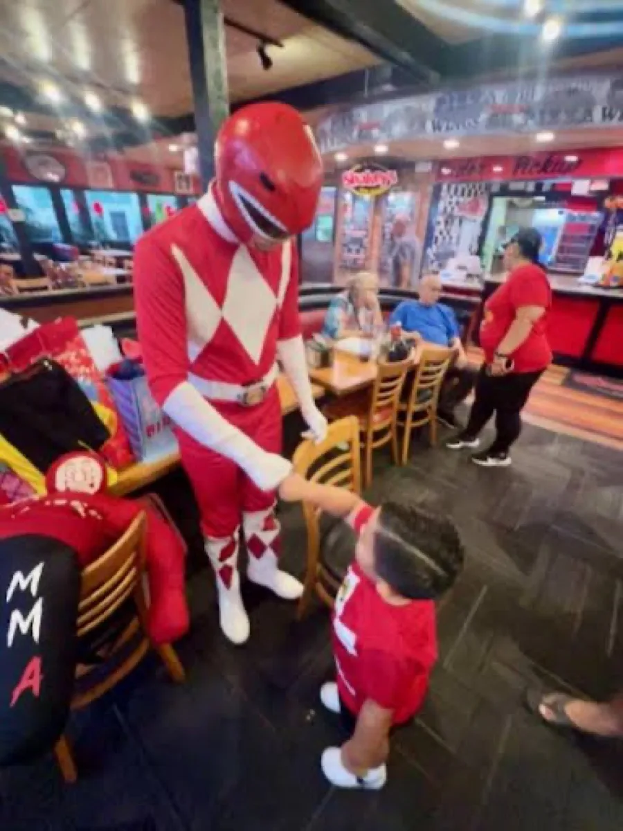 Red Power Hero party character photo 4