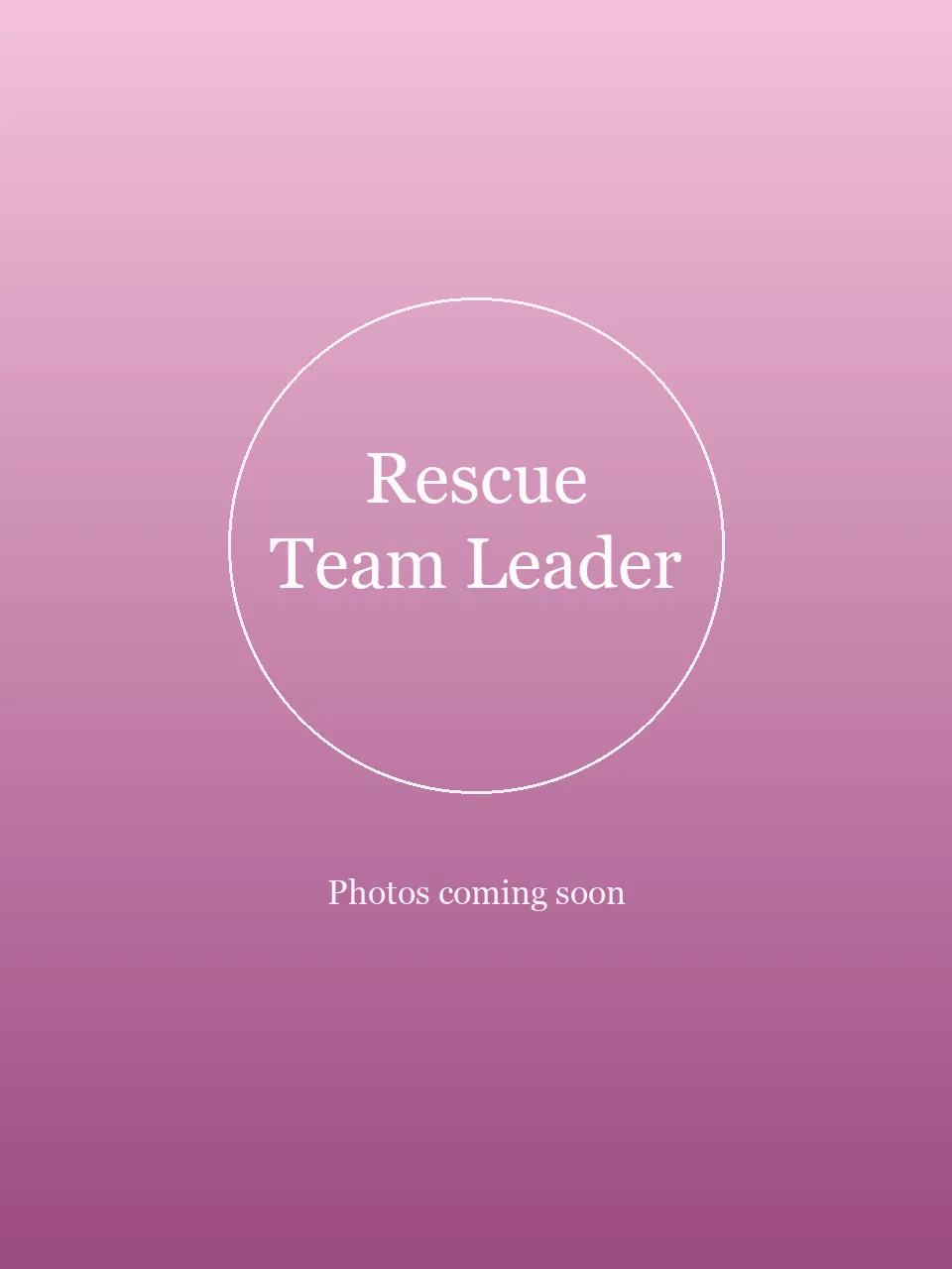 Rescue Team Leader party character in Boise