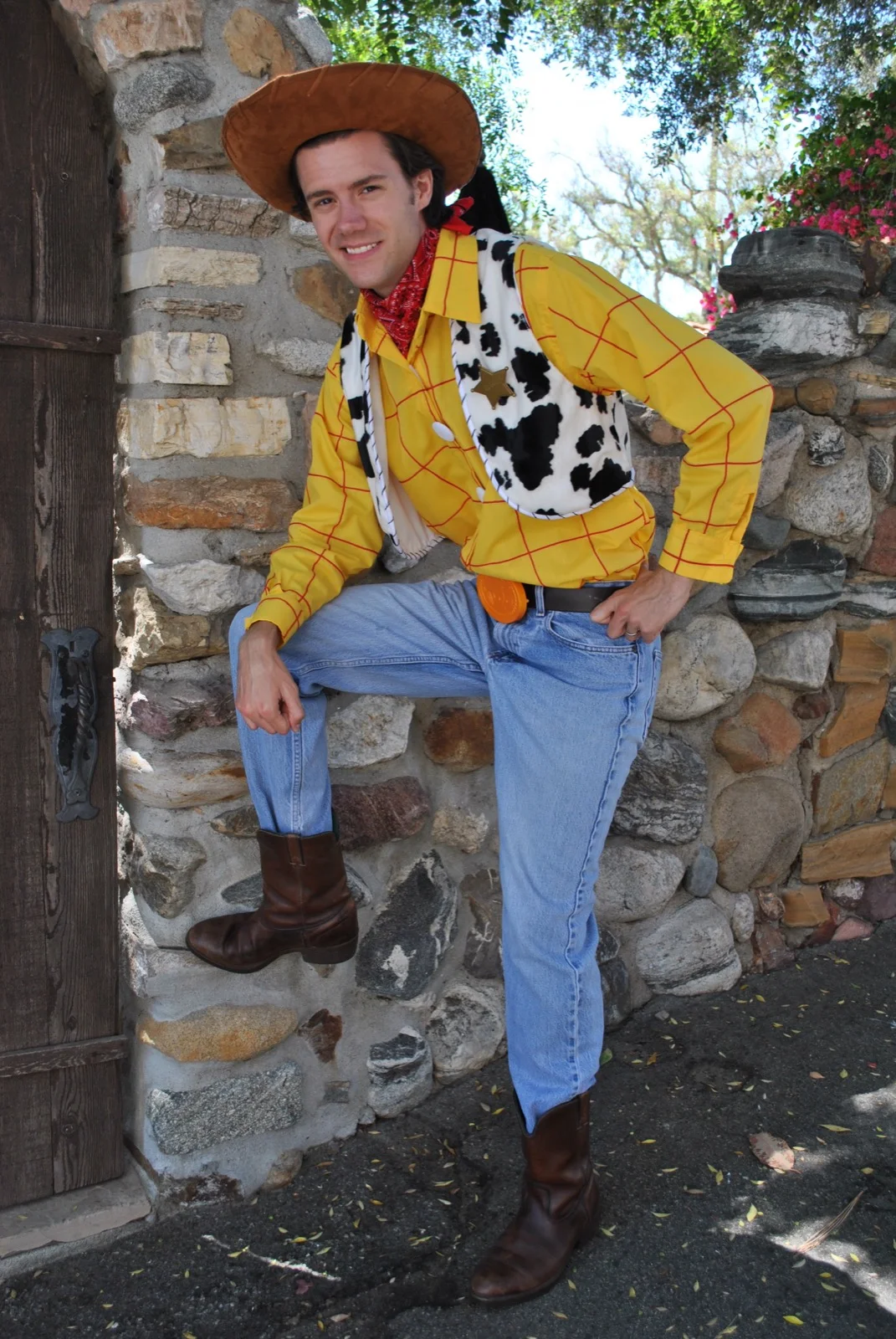 Cow Boy party character in Boise