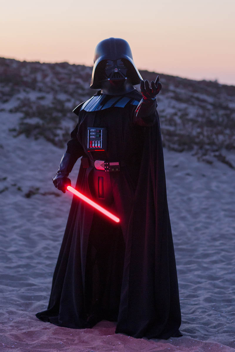 darth vader from star wars party character for hire for kids parties
